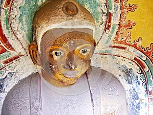 Weathered Buddha in Shanxi China