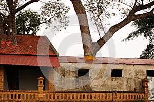 Weathered Building in Ha Long Vietnam