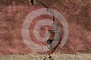 Weathered concrete wall grungey background texture.