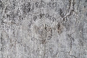 Weathered and cracked concrete wall