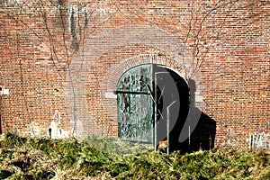 Weathered door and wall