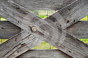 Weathered Gate Closeup