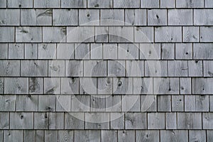 Weathered Gray Cedar Shingle Wall