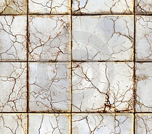 Weathered Marble Tile Texture Seamless Pattern for Design Projects