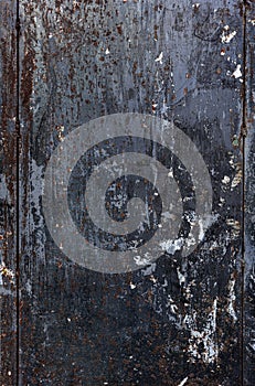 Weathered metal panel background texture