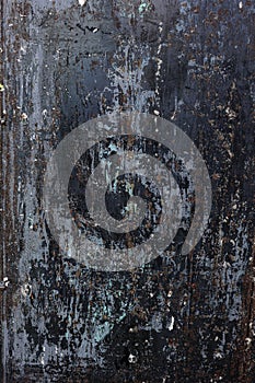 Weathered metal panel background texture