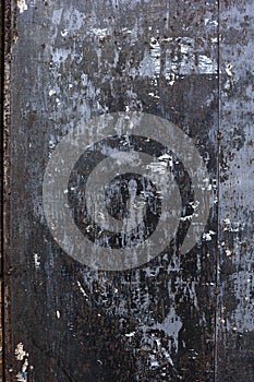 Weathered metal panel background texture