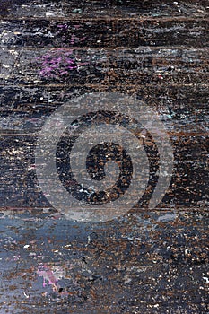 Weathered metal panel background texture