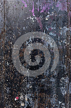 Weathered metal panel background texture