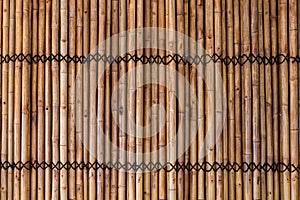 Weathered old brown bamboo texture background