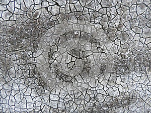 Weathered old dark grey ruberoid photo