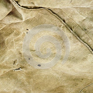 Weathered Old Pale Green Trap Fabric Background