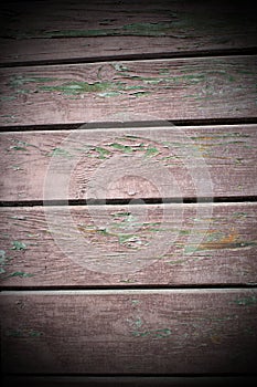 Weathered reddish wooden planks texture