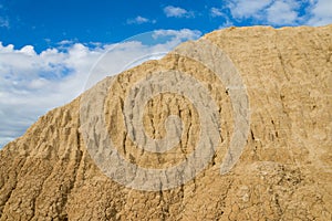 Weathered rock of the Bardenas Reales