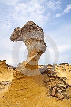 Weathered rock closeup at Yeliu