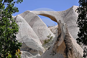 Weathered Rock Formation - Red Rose Valley, Goreme, Cappadocia, Turkey