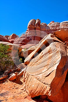 Weathered rocks