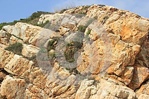 Weathered rocks on an uninhabited island in SHENZHEN,CHINA ,ASIA