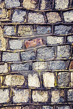 Weathered stone wall background