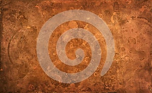 Weathered textured copper background photo
