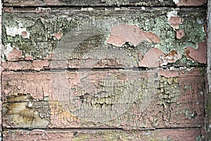 weathered textured old cracked wood,  brown vintage background