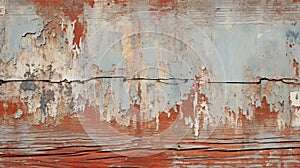 Weathered Wood And Cracks: A Nautical Inspired Artistic Exploration