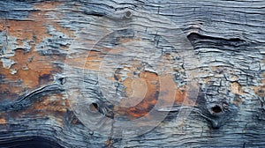 Weathered Wood Texture: Close Up Shot With Organic Contours