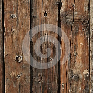 Weathered wood texture with deep cracks