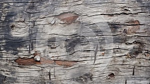 Weathered Wood Texture With Slimy Tree Trunk Holes