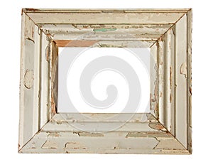 Weathered wooden frame