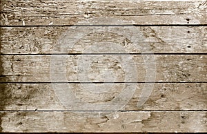 Weathered wooden plank sepia