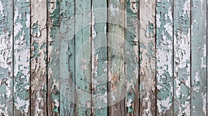 Weathered wooden wall with flaking paint