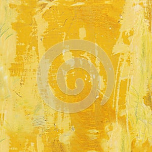 Weathered yellow wooden background