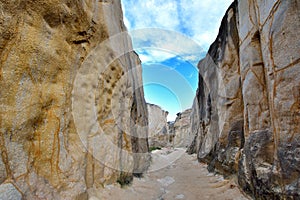 Weathering granite canyon, Fujian, China