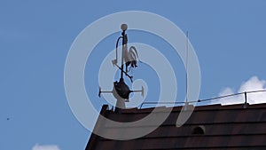 Weathervane cockerel loop