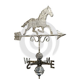 Weathervane isolated on white