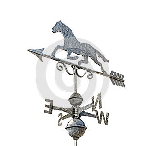 Weathervane isolated on white