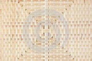 Weave pattern of bamboo background