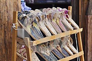 Weave Slippers Set Shelves Shop