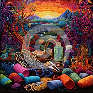 The Weave Workshop: Exploring Artistry through Sewing and Knitting