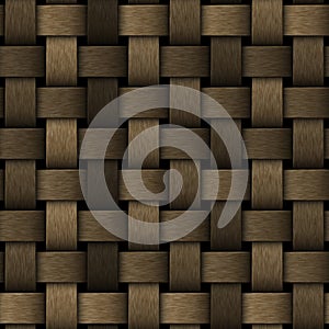 Weaved Basket Abstract Background Texture photo