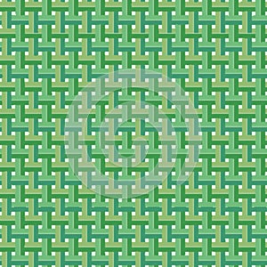 Woven Coconut Leaves Vector Seamless Pattern Background photo