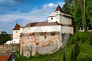 Weavers bastion of Brasov fortress, Romania