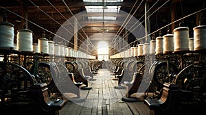 weaving equipment textile mill photo