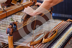 Weaving Loom and thread of yarn
