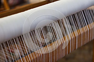 Weaving Loom and thread of yarn