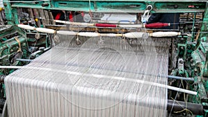 Weaving machine for household weaving, used for weaving persian carpets, Yazd, Iran