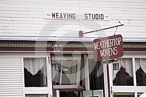 Weaving studio