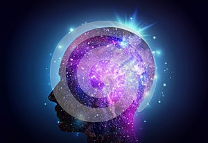 Human Head Universe Inspiration Enlightenment photo