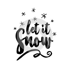 Let it snow! - Greeting card